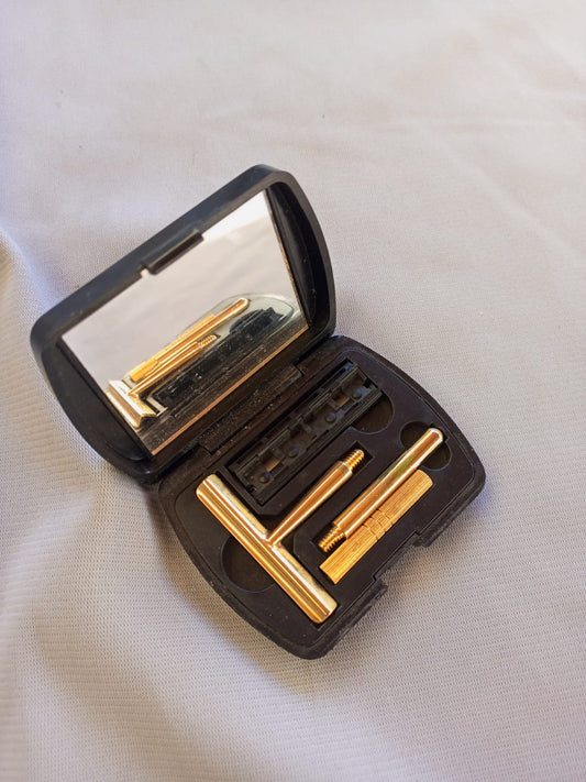 Antique Razor Blade Box