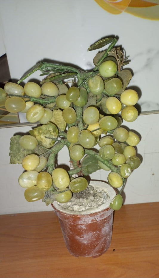Authentic Handmade Italian Murano Glass Grapes Figurine