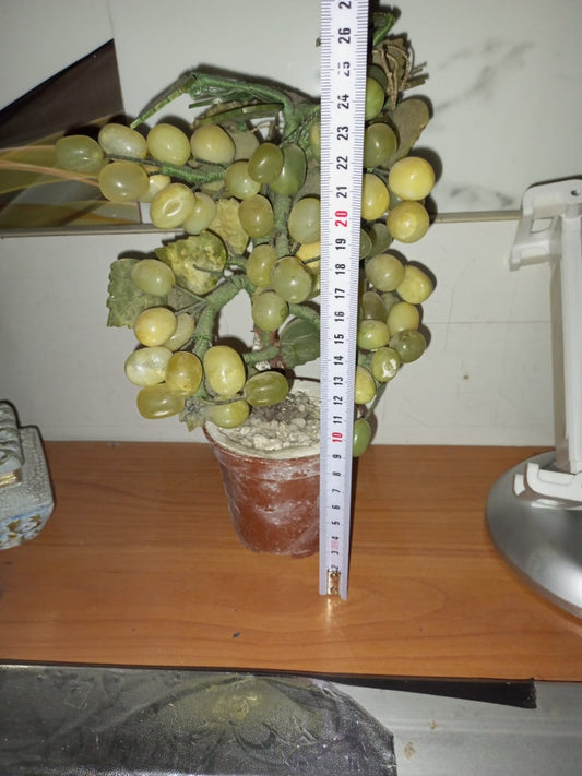Authentic Handmade Italian Murano Glass Grapes Figurine